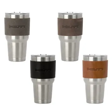 50 Custom Huntsman Leather Tumbler Sleeve - Genuine Leather