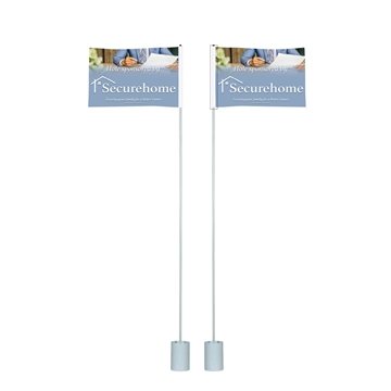 DisplaySplash Golf Flag - Double Sided - Knitted Polyester