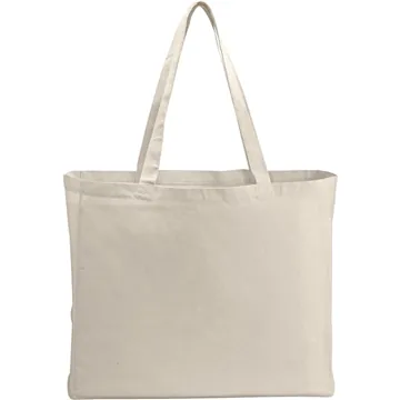 Image of 200 Customized 6oz Cotton Canvas All-Purpose Tote - Reusable