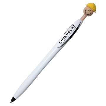 Image of 250 Custom Safety Wild Smilez Pen - Light Tone - Black Ink