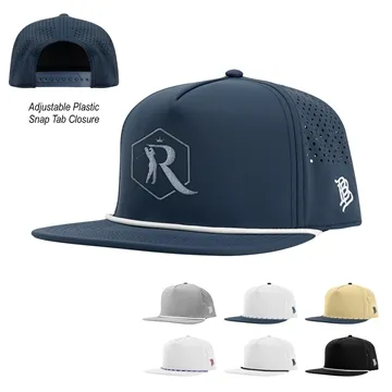 Branded Bills 555 Bare Flat Rope Cap - Moisture Wicking & UPF50
