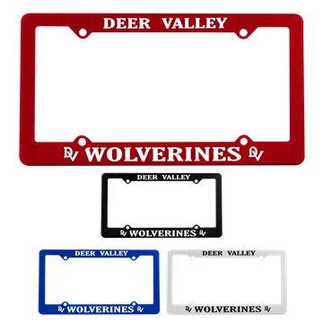 Economy License Frame - Universal Fit