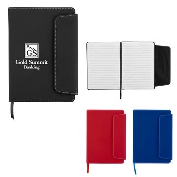 Image of 25 Custom Geneva Journal - PVC Leatherette & Magnetic Closure