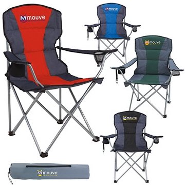 Image of 12 Promotional Premium Stripe Chair - 300lb Capacity & Padded ...