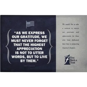 Image of 13 Promotional Full Color Floor Mat - Non-Slip