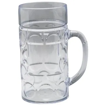 Image of 48 Customized 16 oz Dimpled German Beer Stein - BPA Free