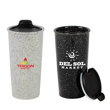 Image of 24 Promotional Perka Salento 14 oz Double Wall Ceramic Tumbler - ...