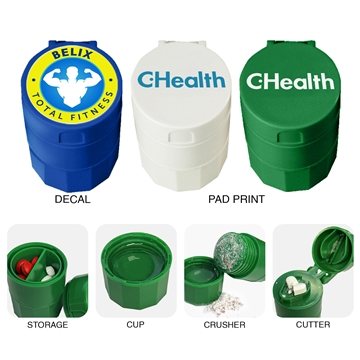 4-in-1 Pill Box - Multi-Function