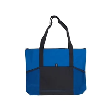 Image of 50 Custom Jumbo Trade Show Tote Bag - Multi-Pocket & Reinforced