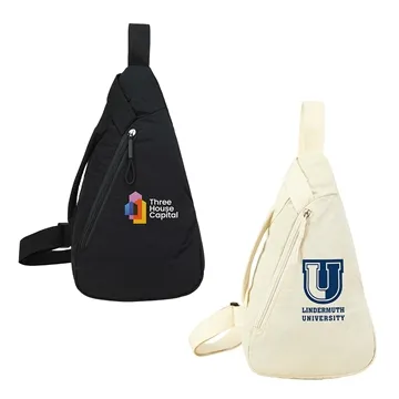 Europa Crossbody Nylon Sling Bag - Washed Nylon & Adjustable Strap