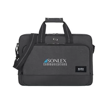 Image of 6 Custom Solo NY Astor Slim Brief - Laptop Compatible & 5-Year ...