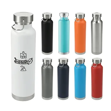 Image of 24 Custom Thor Copper Vacuum Insulated 22oz Water Bottle - 48hr ...