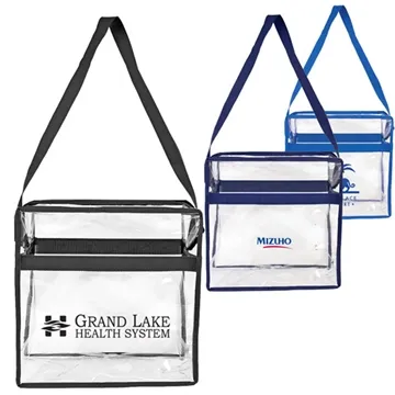 Image of 100 Promotional Transparent Stadium Crossbody Bag - PGA Compliant ...