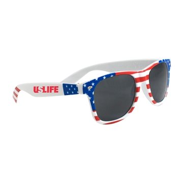 Image of 150 Customized USA Patriotic Miami Sunglasses - UV400 Protection