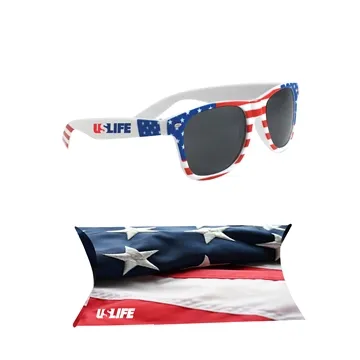 USA Patriotic Miami Sunglasses - UV400 Protection