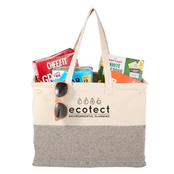Image of 40 Custom Recycled Cotton Utility Tote - Eco-Friendly