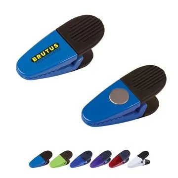 Image of 100 Custom Jumbo Magnetic Memo Clip - Strong Magnet & Spring ...