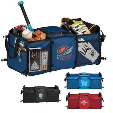 Image of 20 Promotional Tailgater Trunk Cooler Organizer - Collapsible & ...