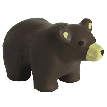 Image of 150 Custom Brown Bear Stress Reliever - Squeezable