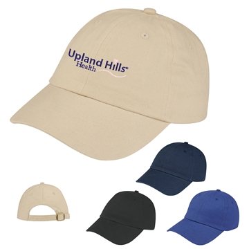 Brushed Cotton Twill Cap - Unstructured & Adjustable