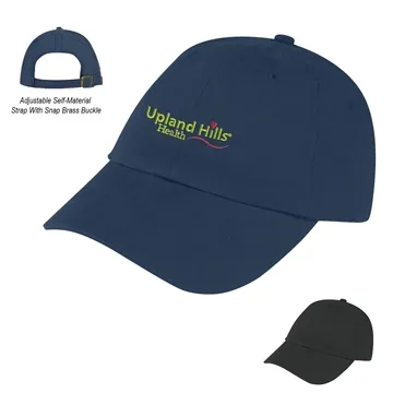 Brushed Cotton Twill Cap - Unstructured & Adjustable