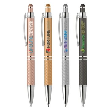 Phoenix Softy Metallic w/ Stylus - ColorJet - Soft Touch & Chrome Accents
