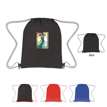 Connect The Dots Non-Woven Drawstring Bag - Water Resistant