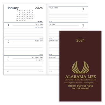 Image of 100 Custom Classic Weekly Pocket Planner - SFI Certified