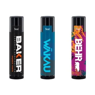 Image of 150 Customized SPF 15 Lip Balm in Black Tube - Beeswax & Gluten ...