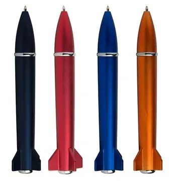 Image of 150 Promotional Rocket Pens - Metal Look
