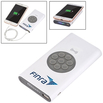 UL Certified Grip Wireless Charger & Power Bank - 4000mAh & Multi-Certified