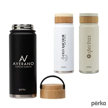 Image of 12 Customized Perka Lennox 18 oz Double Wall, Stainless Steel ...