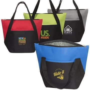 Image of 50 Custom Lunch Size Cooler Tote - Insulated & 9-Can Capacity