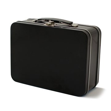 Thin Retro Lunch Box - Metal