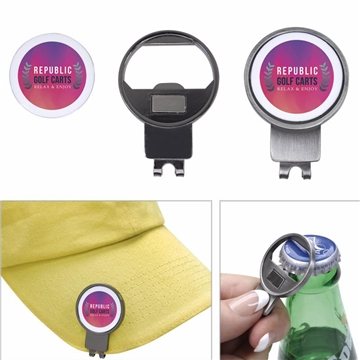 Capmate 3-in-1 Golf Hat Clip - Magnetic & Bottle Opener