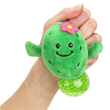 Image of 100 Custom Cactus Stress Buster - Plush & Gel Beads