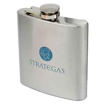 Image of 100 Custom 6oz Flask - Food Grade & Leak Proof