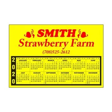 Image of 250 Promotional Rectangle - Magnetic