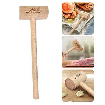 Versatile Wooden Mallet for Kitchen Use
