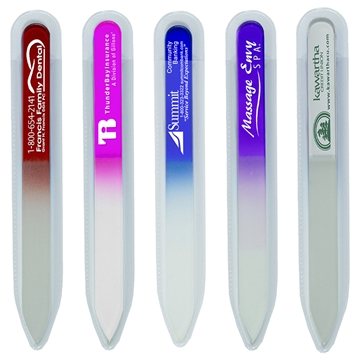 NAILED IT Tempered Glass Nail File in Clear Sleeve - Long Lasting
