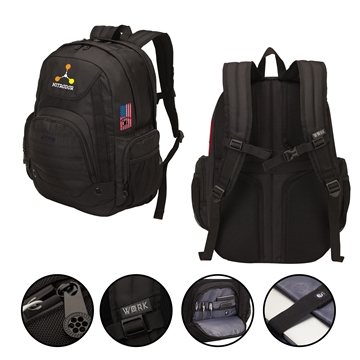 WORK® Pro Backpack - TSA-Friendly & Laptop Compatible