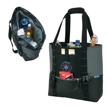 Image of 12 Customized iCOOL Sandpointe 36-Can Cooler Tote - Water ...