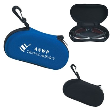 Sunglass Case With Clip - EVA Material
