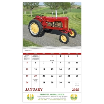 Image of 100 Promotional Classic Tractor - Spiral - UV Coated