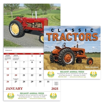 Classic Tractor - Spiral - UV Coated