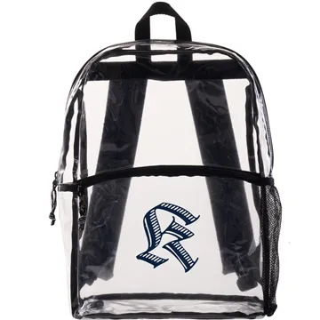 Vue Clear PVC Backpack with Padded Straps