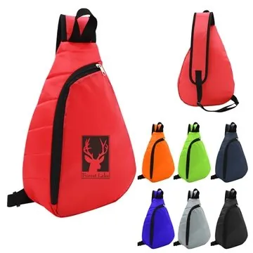 Image of 50 Customized Puffy Sling Backpack - Quilted Foam & Adjustable