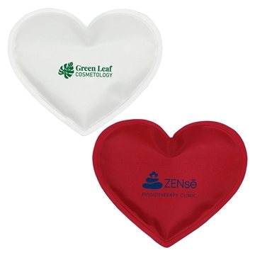 Heart Nylon-Covered Hot/Cold Pack - FDA Compliant & Reusable