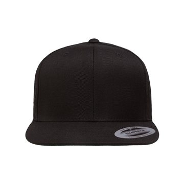 YP Classics - Premium Flat Bill Snapback Cap - Wool Blend & Structured