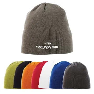 Image of 24 Custom Unisex Level Knit Beanie - Double Layer